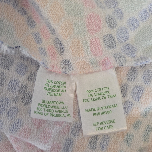 Lilly Pulitzer Skipper Popover 1/2 Zip French Terry Top Tidal Wave Size L - Picture 8 of 10